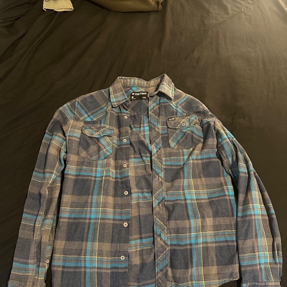Zoo York flannel shirt M - Picture 2 of 2